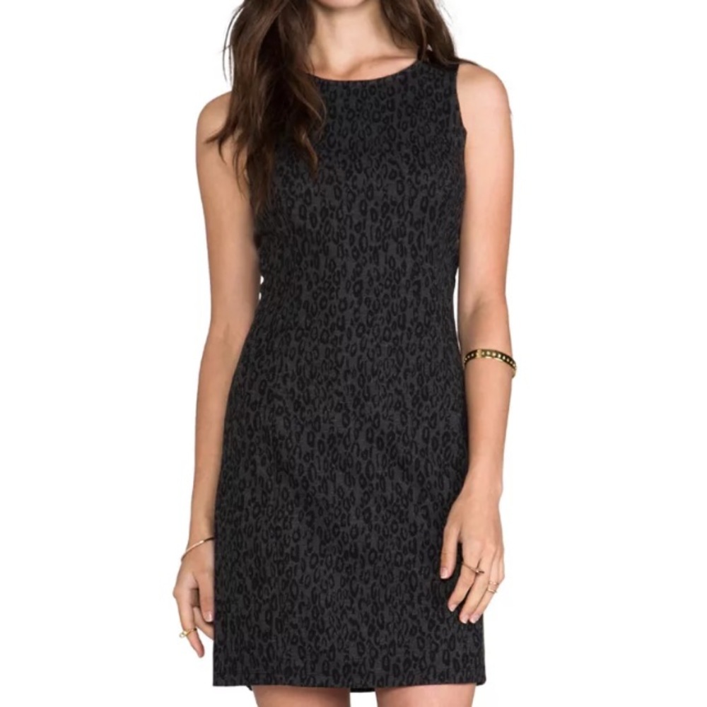 ELLA MOSS ANTHROPOLOGIE LEOPARD BODYCON DRESS